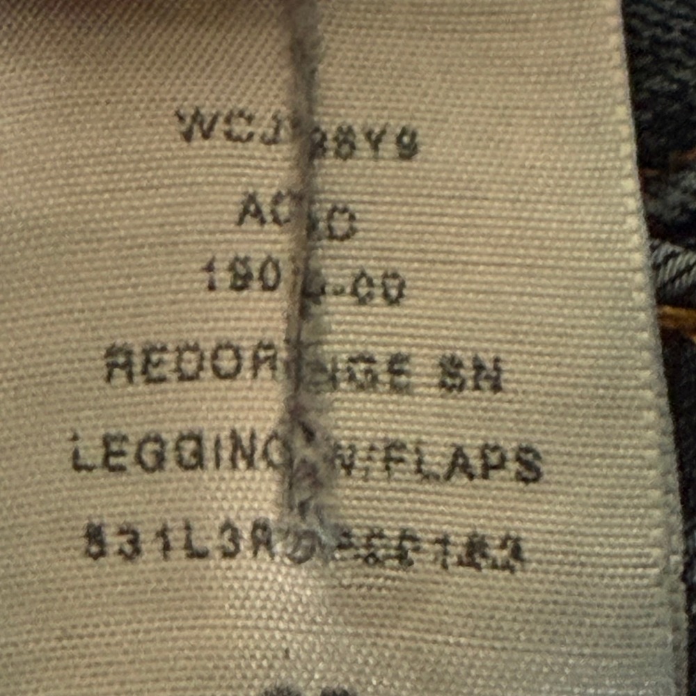 True Religion Legging w/ Flaps Dark Wash Skinny Jeans Low Rise Womens 28 - Picture 10 of 14
